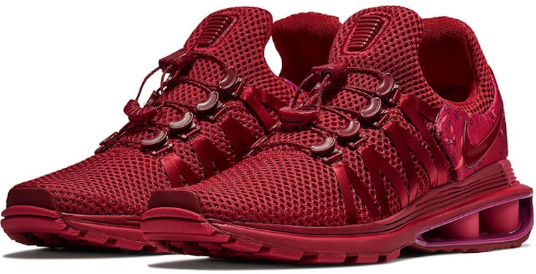 Nike Shox Gravity系列 減震防滑 低筒 跑步鞋 女款 紅色 Lookbook Nike Shox Gravity系列 減震防滑 低筒 跑步鞋 女款 紅色