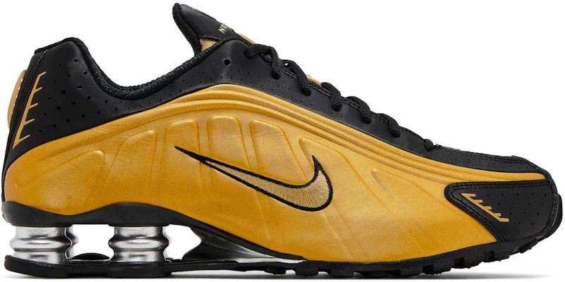 (Women) Nike Shox R4 'Black Metallic Gold' AR3565-005 Buy (Women) Nike Shox R4 'Black Metallic Gold' AR3565-005