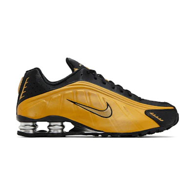 (W) Nike Shox R4 'Black Metallic Gold'