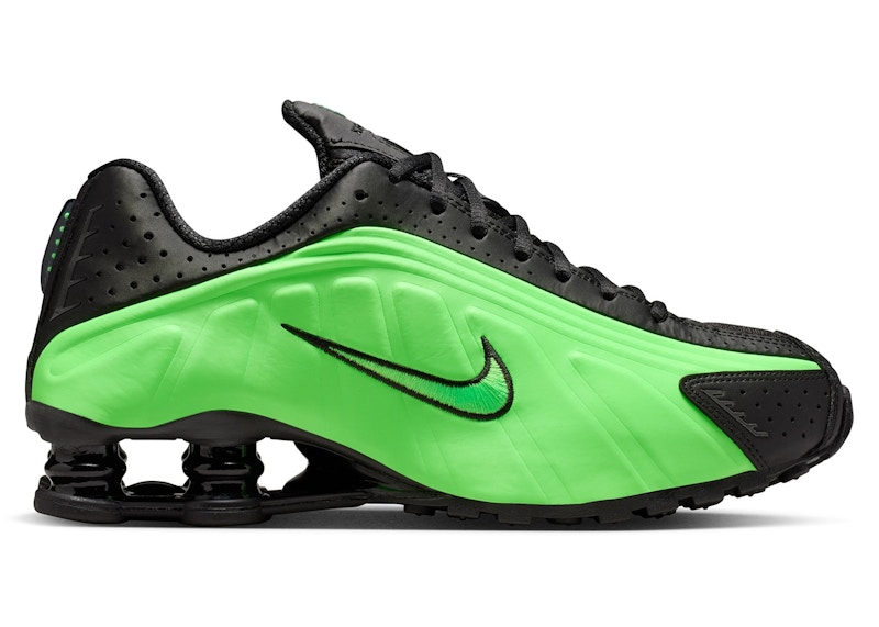 (Women) Nike Shox R4 'Black Voltage Green' AR3565-013