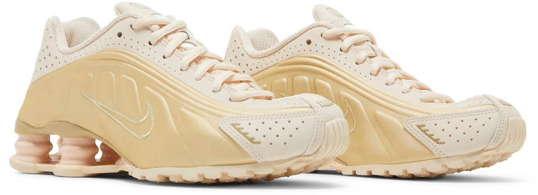 (Women) Nike Shox R4 'Guava Gold' AR3565-800 Cheap (Women) Nike Shox R4 'Guava Gold' AR3565-800