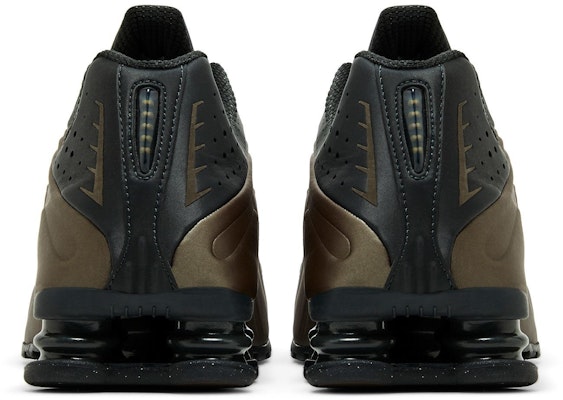 (Women) Nike Shox R4 'Off Noir Ironstone' AR3565-007 Details for (Women) Nike Shox R4 'Off Noir Ironstone' AR3565-007