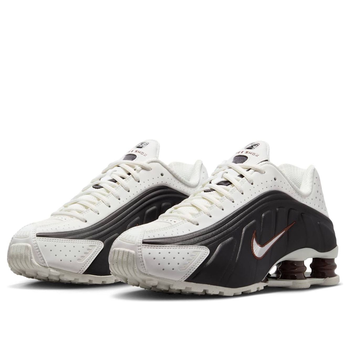 Purchase (W) Nike Shox R4 ''Sail Fauna Brown'' Lelaki Kasual Sneakers AR3565-104