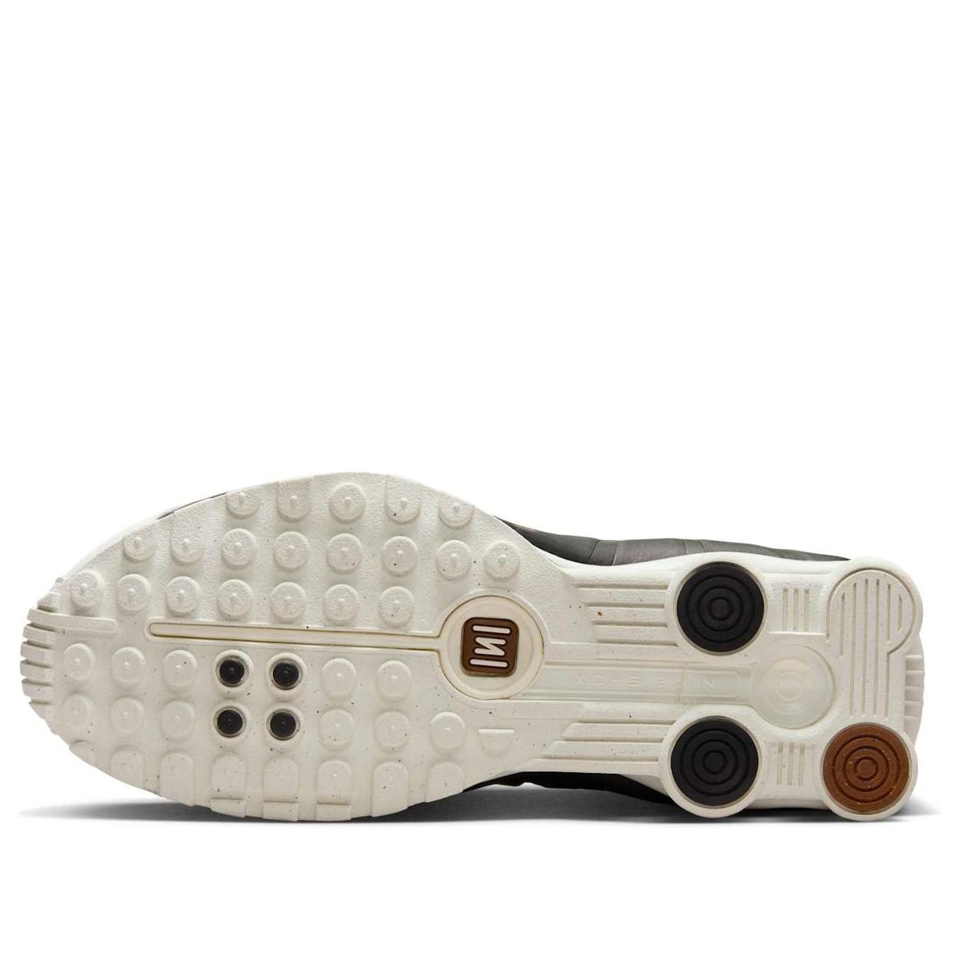 Cheap (W) Nike Shox R4 ''Sail Fauna Brown'' Lelaki Kasual Sneakers AR3565-104