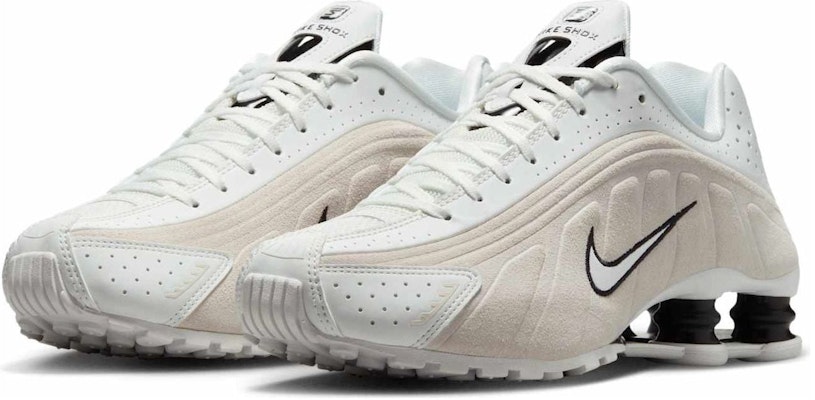 (W) Nike Shox R4 'Putih Summit Cokelat Orewood Terang' HQ7739-100 Shop (W) Nike Shox R4 'Putih Summit Cokelat Orewood Terang' HQ7739-100