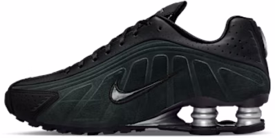 (Women) Nike Shox R4 Black/Metallic Silver/Seaweed HQ7739-002 (Women) Nike Shox R4 Black/Metallic Silver/Seaweed HQ7739-002