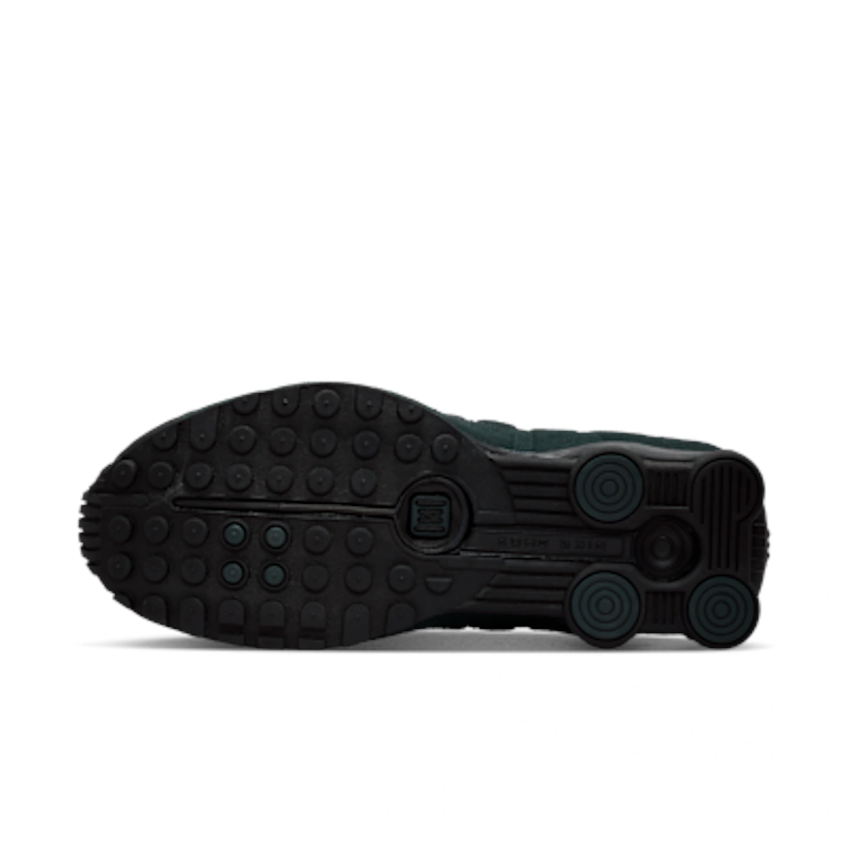 (Women) Nike Shox R4 Black/Metallic Silver/Seaweed