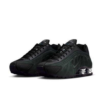Purchase (W) Nike Shox R4 Hitam/Perak Metalik/Seaweed HQ7739-002