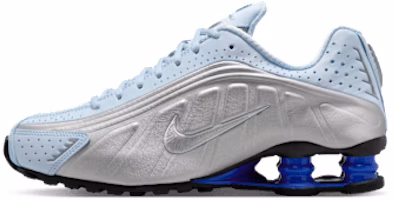 (Women) Nike Shox R4 Blue Tint/Racer Blue/Metallic Silver/Metallic Silver AR3565-402 (Women) Nike Shox R4 Blue Tint/Racer Blue/Metallic Silver/Metallic Silver AR3565-402