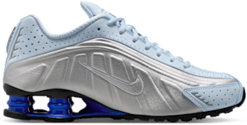 (Women) Nike Shox R4 Blue Tint/Racer Blue/Metallic Silver/Metallic Silver AR3565-402 Lookbook (Women) Nike Shox R4 Blue Tint/Racer Blue/Metallic Silver/Metallic Silver AR3565-402
