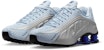 (Women) Nike Shox R4 Blue Tint/Racer Blue/Metallic Silver/Metallic Silver AR3565-402