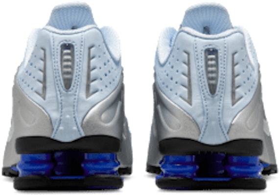 (Women) Nike Shox R4 Blue Tint/Racer Blue/Metallic Silver/Metallic Silver AR3565-402 Details for (Women) Nike Shox R4 Blue Tint/Racer Blue/Metallic Silver/Metallic Silver AR3565-402