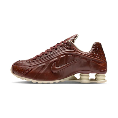 (W) Nike Shox R4 Dark Pony/Soft Pearl/Pure Platinum/Dark Pony
