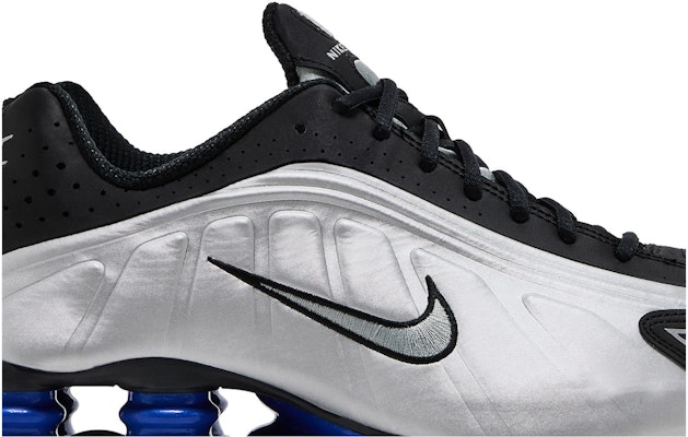 (W) Nike Shox R4 Perak Hitam Biru Pelari dalam Warna Metalik AR3565-006 Order (W) Nike Shox R4 Perak Hitam Biru Pelari dalam Warna Metalik AR3565-006