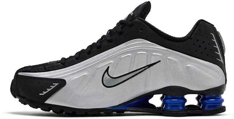 (Women) Nike Shox R4 Metallic Silver Black Racer Blue AR3565-006 Lookbook (Women) Nike Shox R4 Metallic Silver Black Racer Blue AR3565-006