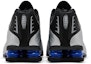 Details for (W) Nike Shox R4 Perak Hitam Biru Pelari dalam Warna Metalik AR3565-006