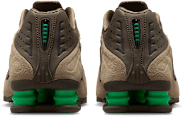 (Women) Nike Shox R4 Olive Khaki/Khaki/Green Shock/Olive Khaki HQ7739-200 Details for (Women) Nike Shox R4 Olive Khaki/Khaki/Green Shock/Olive Khaki HQ7739-200