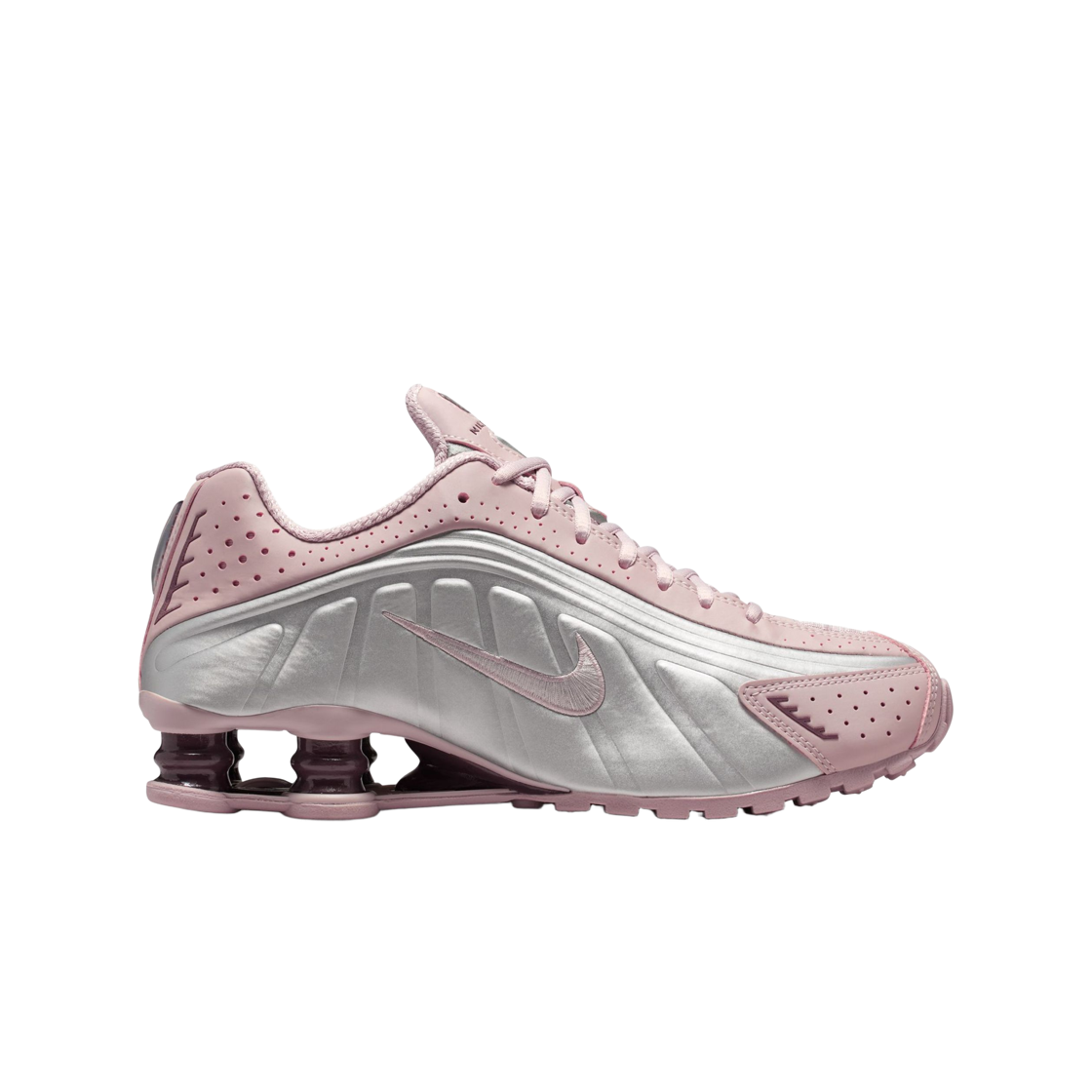 (Women) Nike Shox R4 Particle Rose Tattoo Silver AR3565-601
