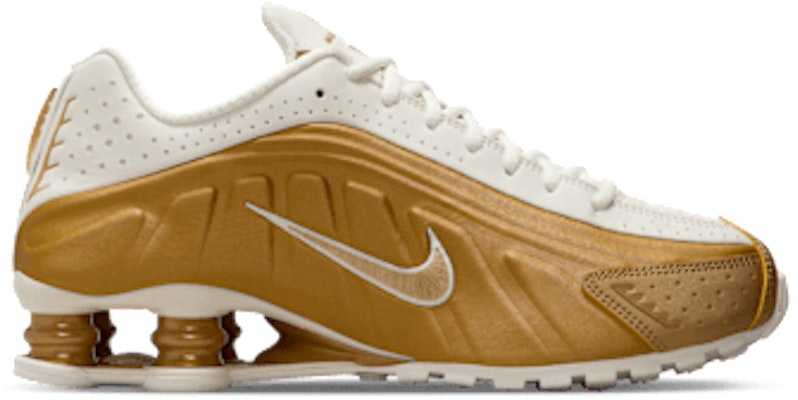 (W) 耐克Shox R4运动鞋 软珍珠/金属金 AR3565-010 Lookbook (W) 耐克Shox R4运动鞋 软珍珠/金属金 AR3565-010