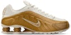(Women) Nike Shox R4 Sneakers Soft pearl/metallic gold AR3565-010