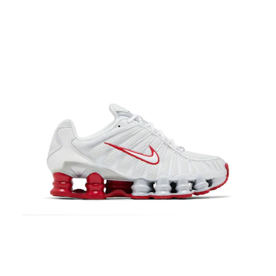 (W) Nike Shox TL 'Platinum Tint Gym Red'