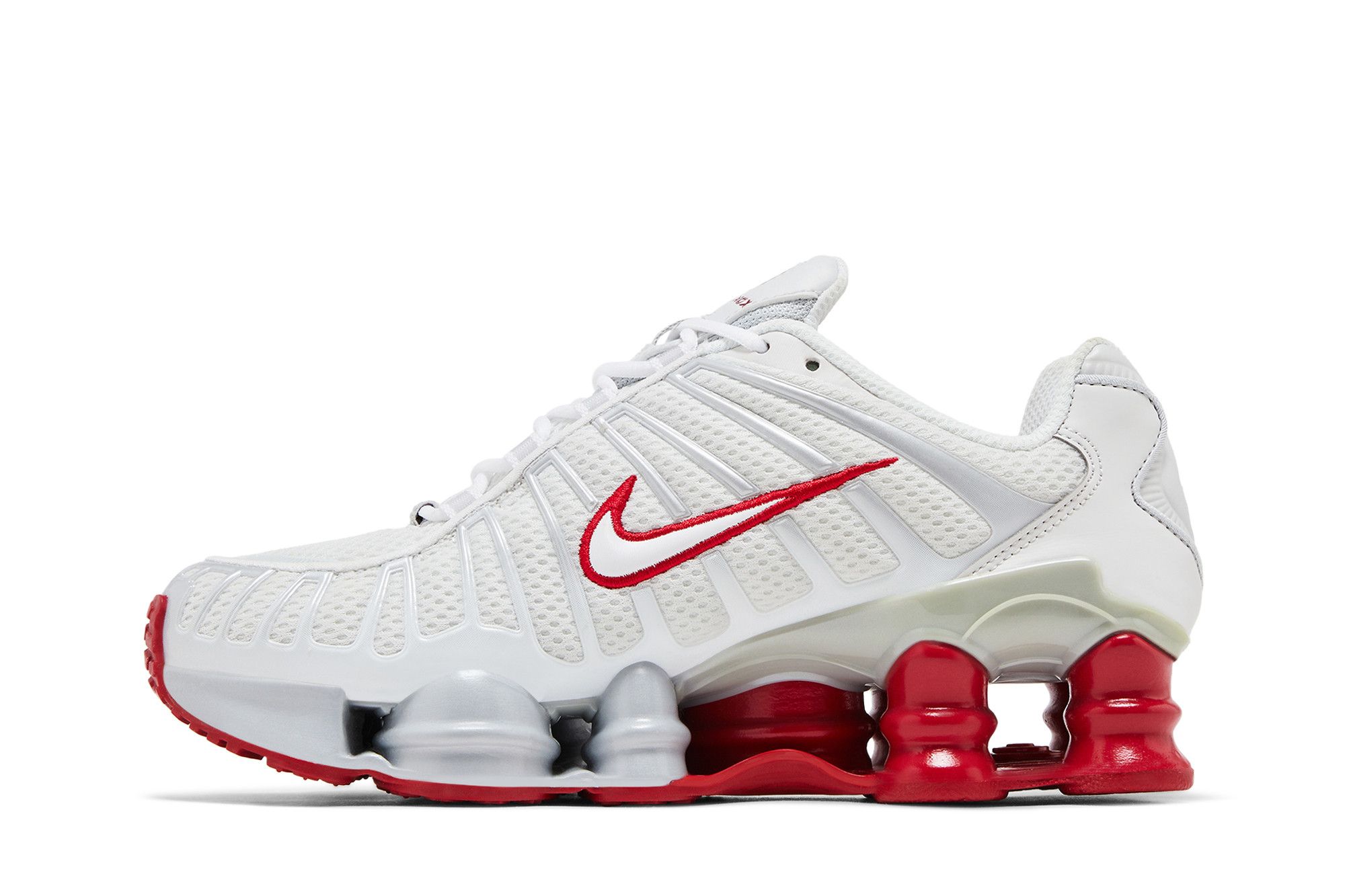 Shop (W) Nike Shox TL 'Tinte Platino Gimnasio Rojo' FZ4344-001