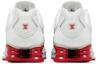 Sizing (W) Nike Shox TL 'Tinte Platino Gimnasio Rojo' FZ4344-001