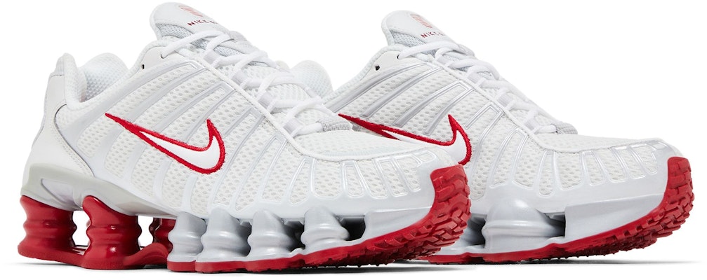 (W) Nike Shox TL 'Tinte Platino Gimnasio Rojo' FZ4344-001 1