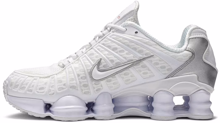 (Women) Nike Shox TL 'White Silver' AR3566-100 Lookbook (Women) Nike Shox TL 'White Silver' AR3566-100