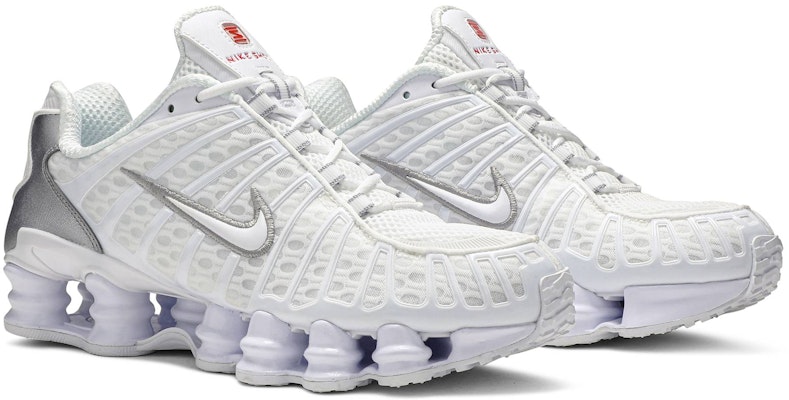 (Women) Nike Shox TL 'White Silver' AR3566-100 Cheap (Women) Nike Shox TL 'White Silver' AR3566-100