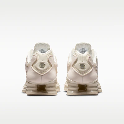 (W) Nike Shox TL Kapur/Perak Metalik/Hitam/Kapur AR3566-107 Details for (W) Nike Shox TL Kapur/Perak Metalik/Hitam/Kapur AR3566-107
