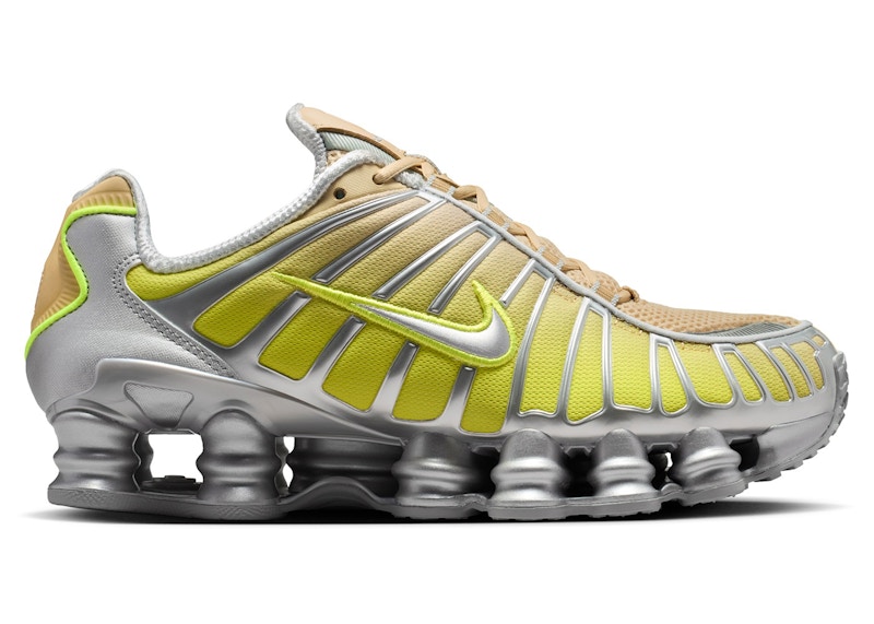 (Women) Nike Shox TL Fade 'Team Gold/Metallic Silver/Pure Platinum/Volt' IH1336-700