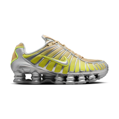 (W) Nike Shox TL Fade 'Team Gold/Metallic Silver/Pure Platinum/Volt'