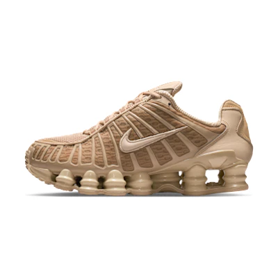 (W) Nike Shox TL Linen/Metallic Silver/Linen