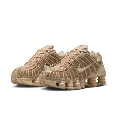 (W) Nike Shox TL Linen/Metallic Silver/Linen 圖 5