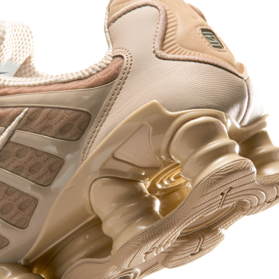 (W) Nike Shox TL Linen/Metallic Silver/Linen 圖 8