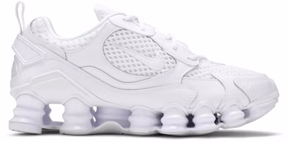 (Women) Nike Shox TL Nova 'Triple White' CV3602-103 (Women) Nike Shox TL Nova 'Triple White' CV3602-103