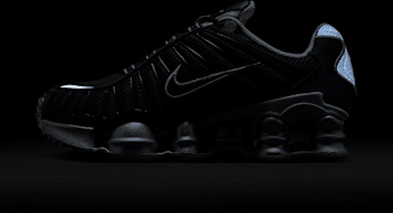 (W) Nike Shox TL Obsidiana Azul Armory Plata Mate Platino Metálico IH4481-400 4