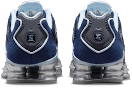 (W) Nike Shox TL Obsidiana Azul Armory Plata Mate Platino Metálico IH4481-400 Details for (W) Nike Shox TL Obsidiana Azul Armory Plata Mate Platino Metálico IH4481-400