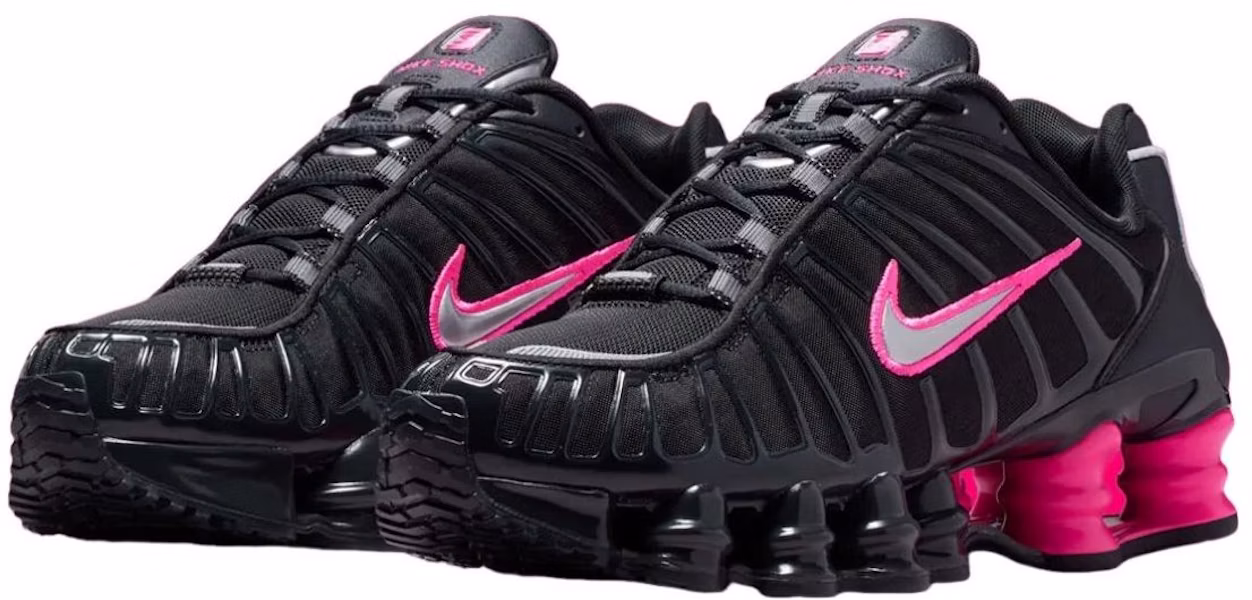 (Women) Nike Shox TL Off Noir Hyper Pink Silver IQ0273-045 Lookbook (Women) Nike Shox TL Off Noir Hyper Pink Silver IQ0273-045