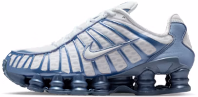 (Women) Nike Shox TL Sneakers White/Work Blue AR3566-106 (Women) Nike Shox TL Sneakers White/Work Blue AR3566-106