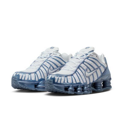 Details for (Women) Nike Shox TL Sneakers White/Work Blue AR3566-106