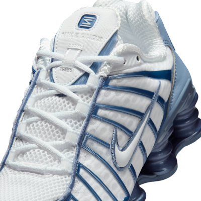Cheap (Women) Nike Shox TL Sneakers White/Work Blue AR3566-106