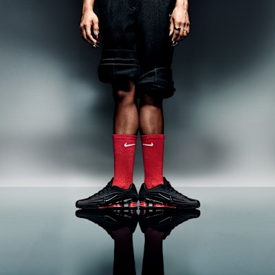 (Women) Nike Shox Z Black/University Red/Black HQ7540-002 2