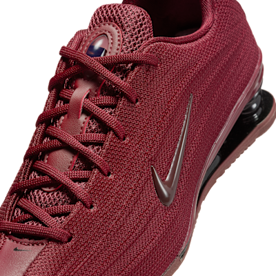 Sizing (W) 耐克Shox Z暗红/黑色/神秘枣红配色运动鞋 HQ7540-600