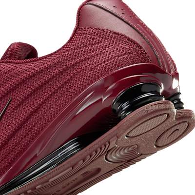 Cheap (W) 耐克Shox Z暗红/黑色/神秘枣红配色运动鞋 HQ7540-600