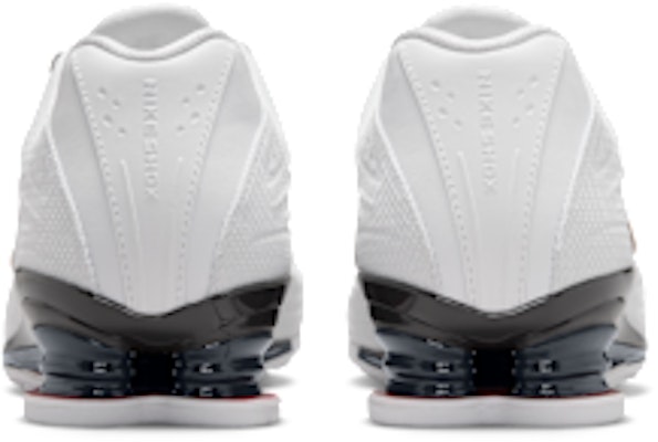 (Women) Nike Shox Z Sneakers White/Varsity Red/Dark Charcoal/Metallic Gold HQ7540-100 Details for (Women) Nike Shox Z Sneakers White/Varsity Red/Dark Charcoal/Metallic Gold HQ7540-100