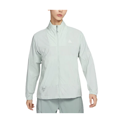 (Women) Nike Silver Full-Zip High-Neck Jacket with Logo DV9231-034