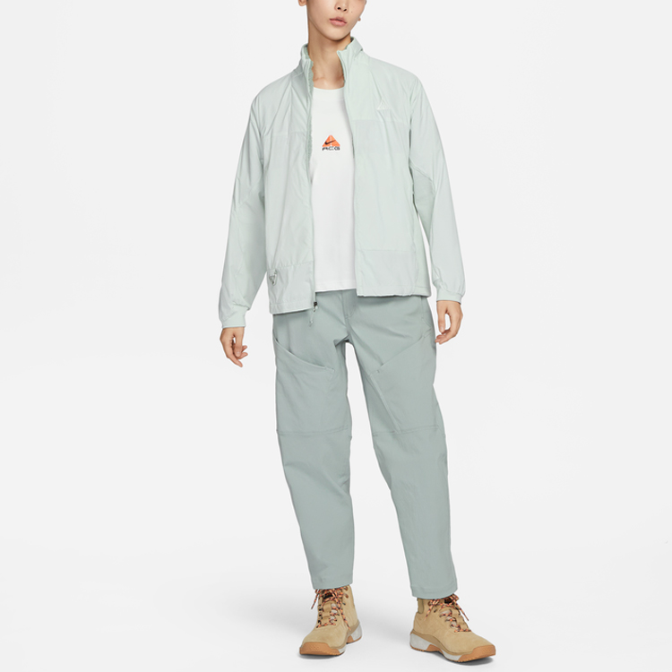 (Women) Nike Silver Full-Zip High-Neck Jacket with Logo DV9231-034 圖 4