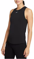 (Women) Nike Slim Fit Tank Top Black with Logo Print DD0616-010 (Women) Nike Slim Fit Tank Top Black with Logo Print DD0616-010
